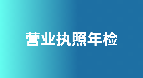 执照年检